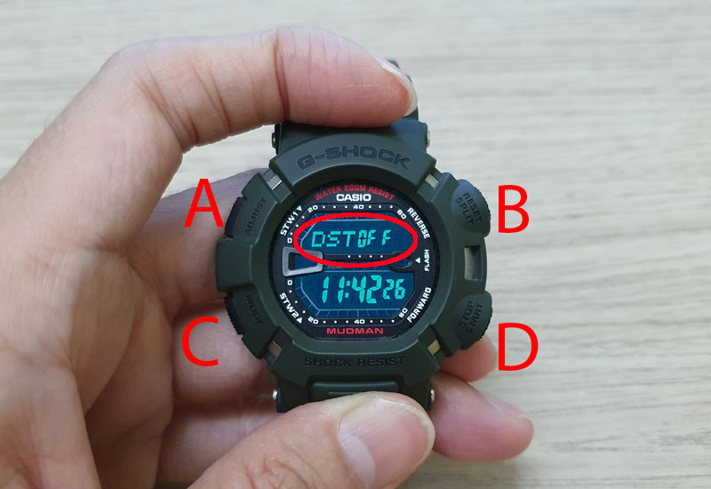 Hướng dẫn chỉnh giờ Đồng hồ G-Shock dòng G-9000