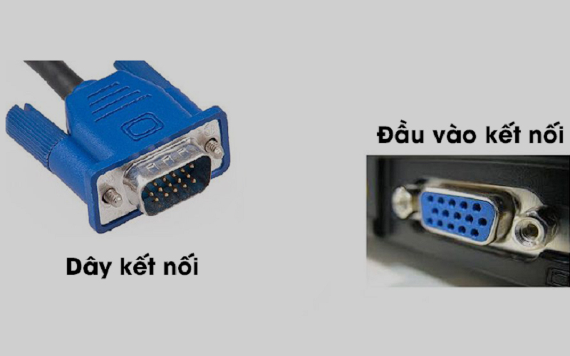 Các loại cổng kết nối phổ biến trên màn hình máy tính - VGA