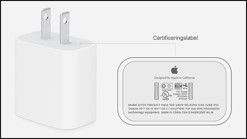 Bộ sạc USB-C (18W)