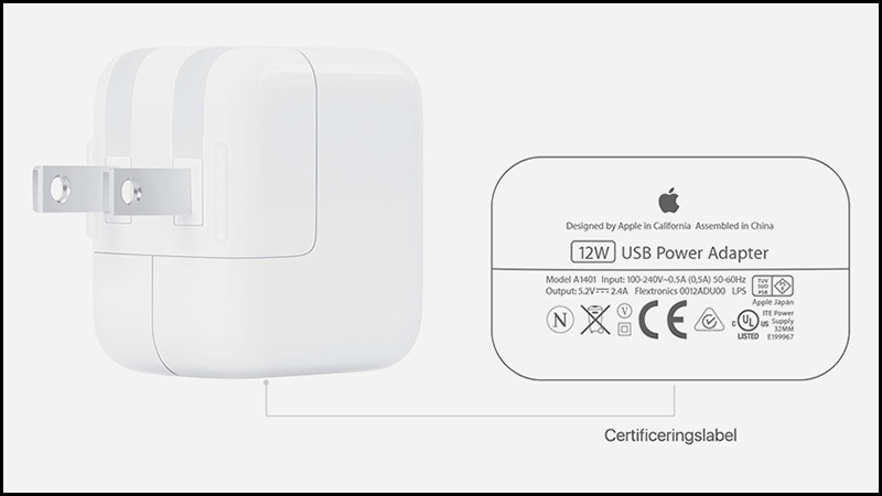 Bộ sạc USB-A (12W)