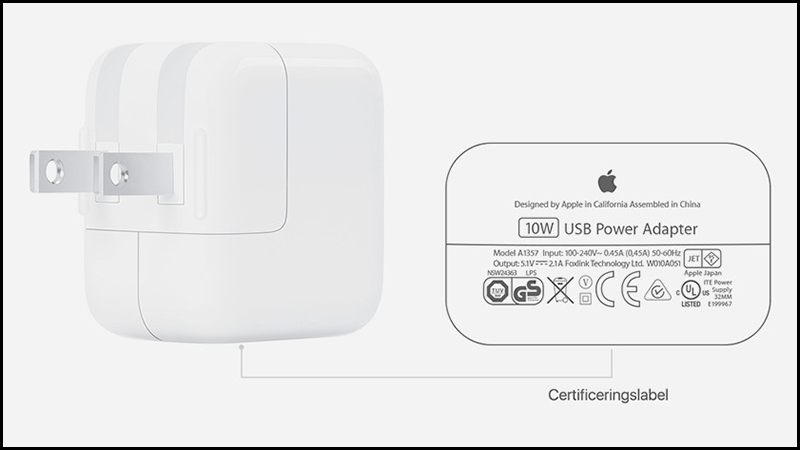 Bộ sạc USB-A (10W)