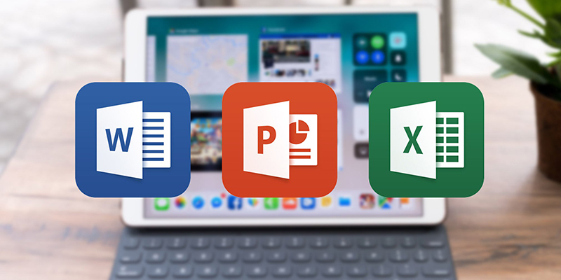 C&aacute;c phần mềm Office c&oacute; thể sử dụng tr&ecirc;n iPad