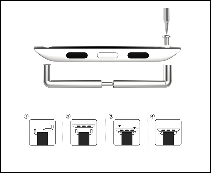 Lắp dây đeo mới