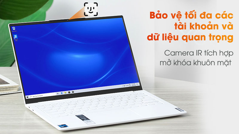 Laptop Lenovo YOGA Slim 7 có khả năng mở khóa bằng khuôn mặt