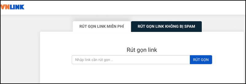 Rút gọn link bằng vnlink.top