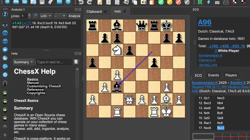 Phần mềm cờ vua ChessX