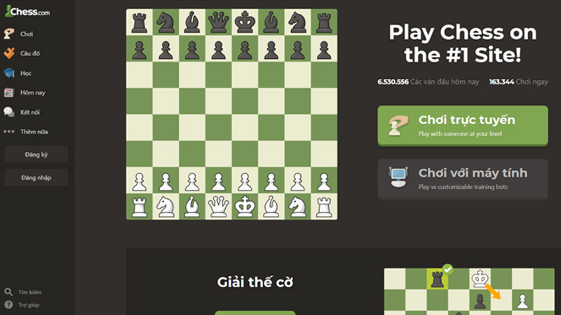 Trang web Chess.com