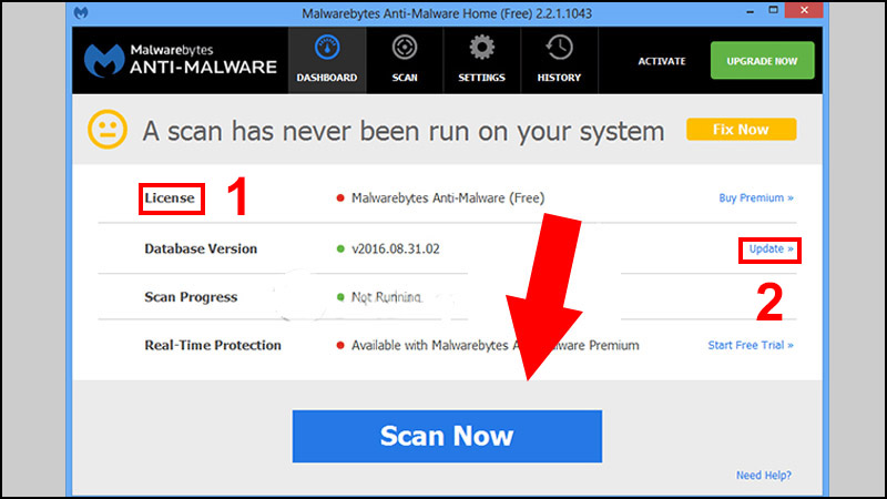 malwarebyte database