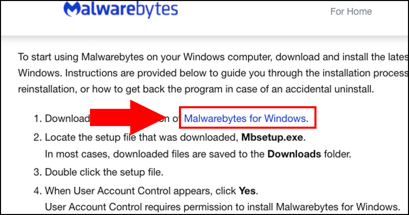 Tải Malwarebytes cho Windows