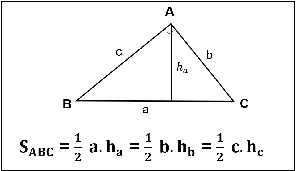 Diện tích tam giác vuông