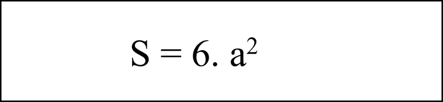 Công thức tính diện tích toàn phần hình lập phương