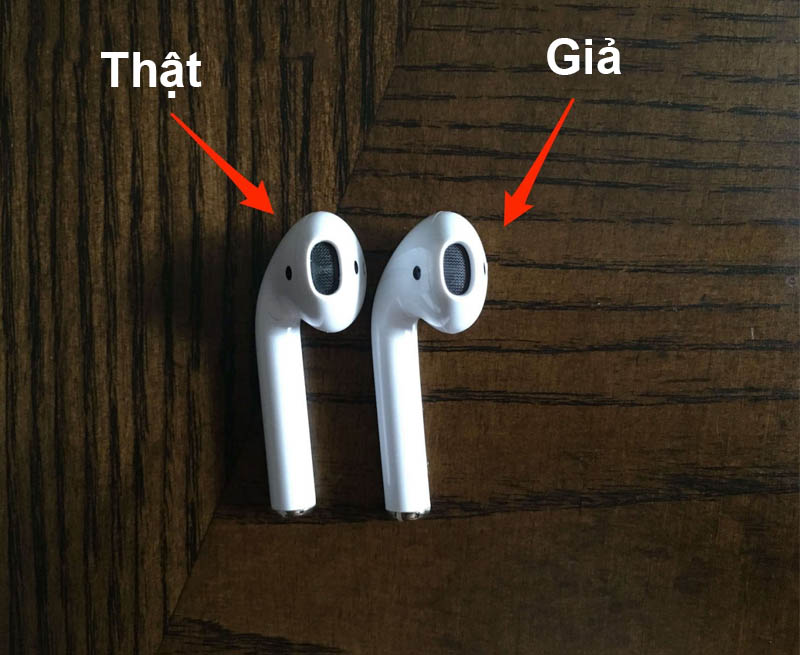 Kiểm tra vỉ loa của AirPods