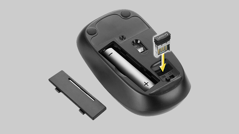 Đảm bảo chuột đã được lắp pin hoặc đã sạc