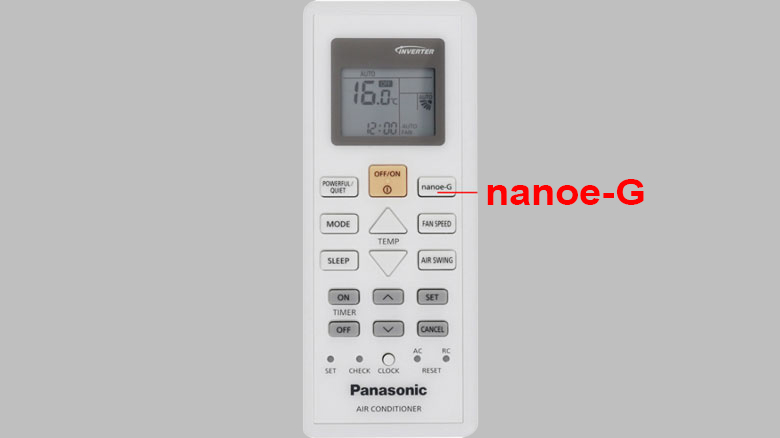 Công nghệ Nanoe-G có trong máy lạnh Panasonic