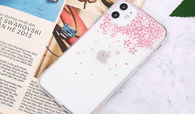 Ốp lưng iPhone 11 Nhựa dẻo Printing Clear TPU MEEKER CN42509 Sakura