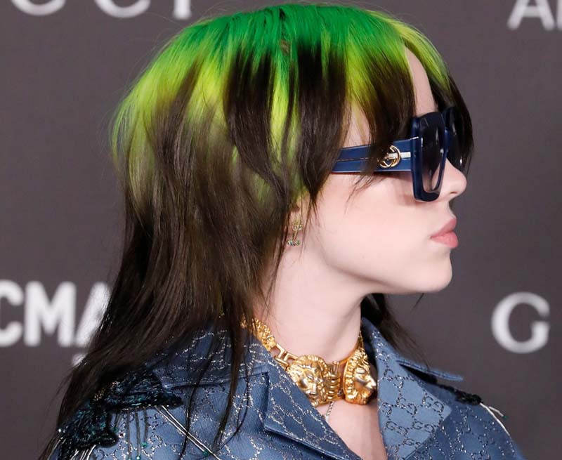 Kiểu tóc Mullet của ngôi sao US-UK Billie Eilish