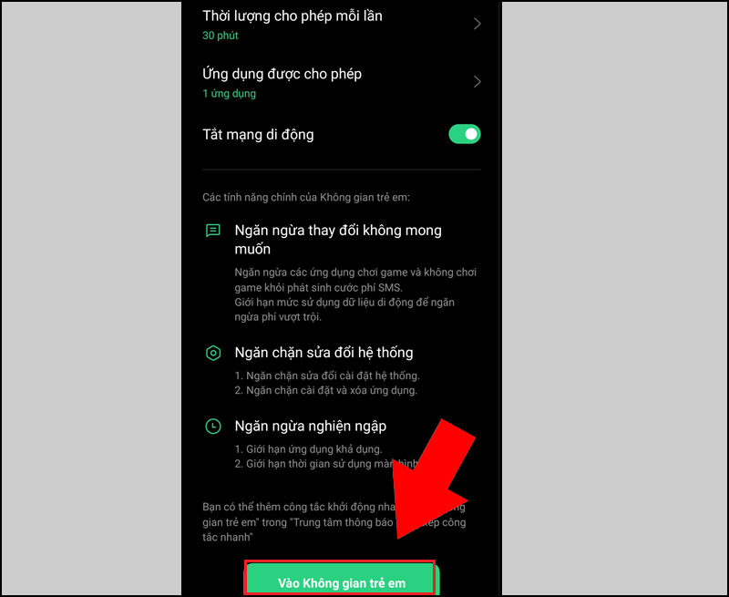Chọn V&agrave;o Kh&ocirc;ng gian trẻ em