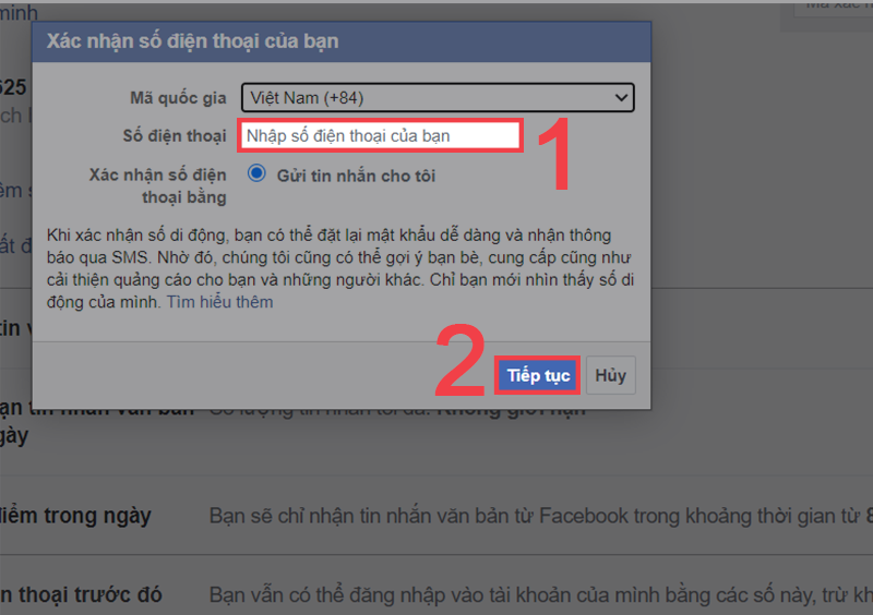 Cách khắc phục Facebook không gửi mã xác nhận về điện thoại, email - Thegioididong.com