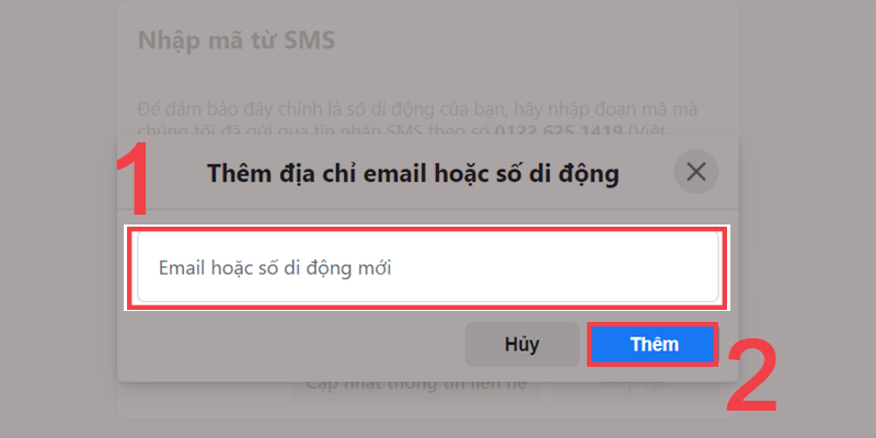 Cách khắc phục Facebook không gửi mã xác nhận về điện thoại, email - Thegioididong.com