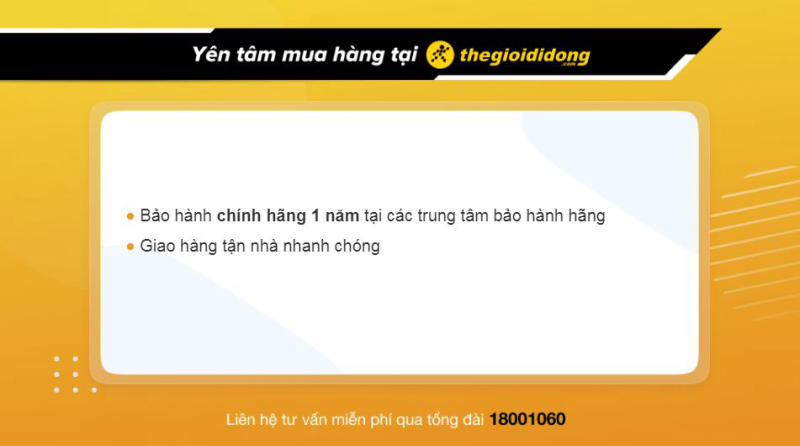 Chính sách bảo hành khi mua đồng hồ thông minh tại Thế Giới Di Động