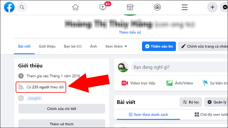Video] Cách Xem Người Theo Dõi Mình Trên Facebook Dễ Dàng, Nhanh Nhất -  Thegioididong.Com