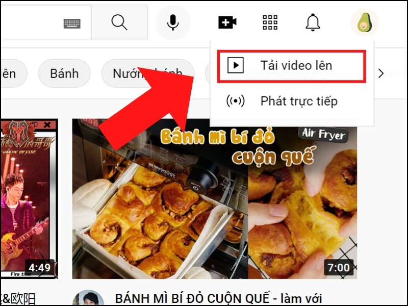 Mở phát trực tiếp