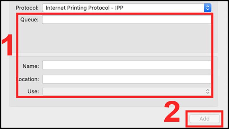 Nhập địa chỉ IP vào mục Address