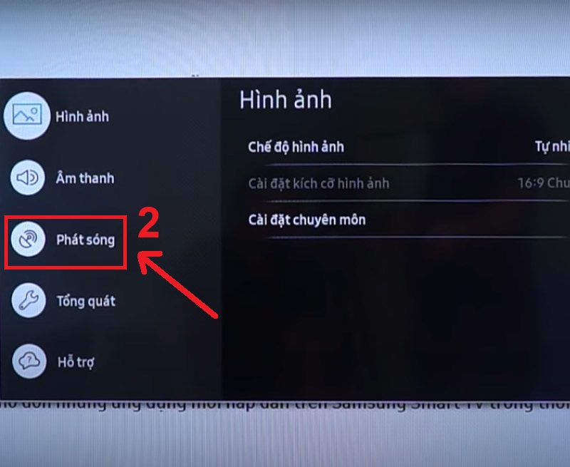 Chọn mục phát sóng