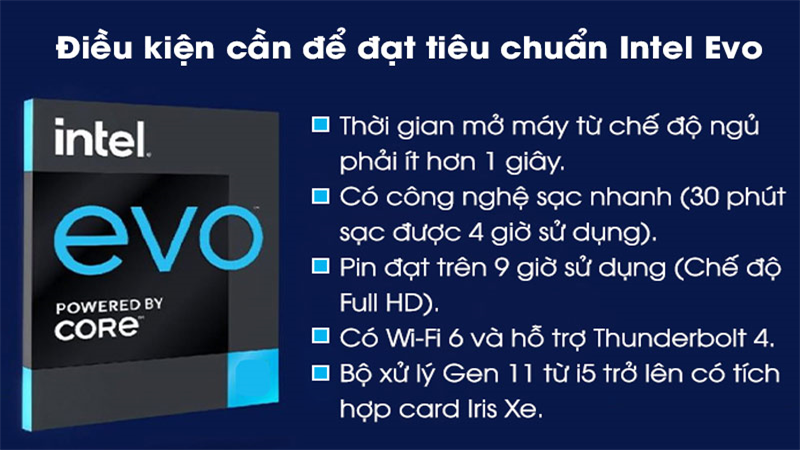 Những điều kiện để laptop đạt chứng nhận 