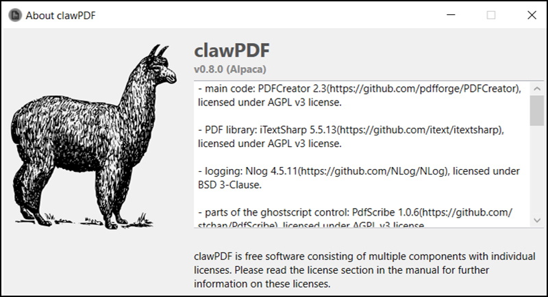 clawPDF