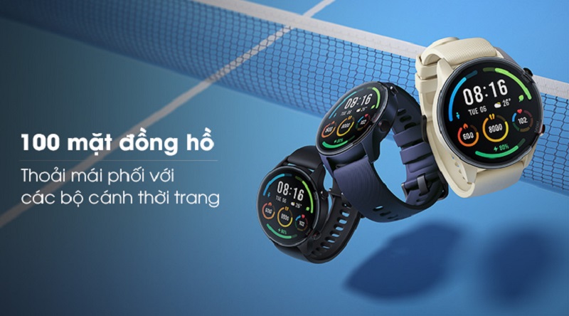 Xiaomi Mi Watch c&oacute; 100 giao diện c&oacute; sẵn