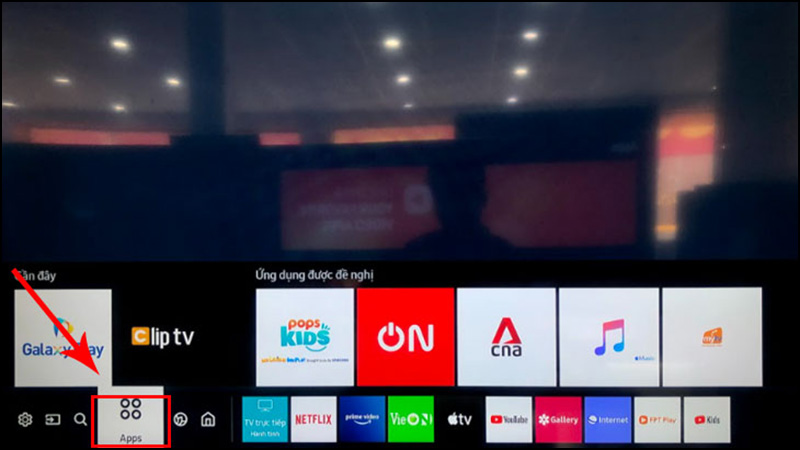 đăng nhập tài khoản Samsung Account để tải ứng dụng