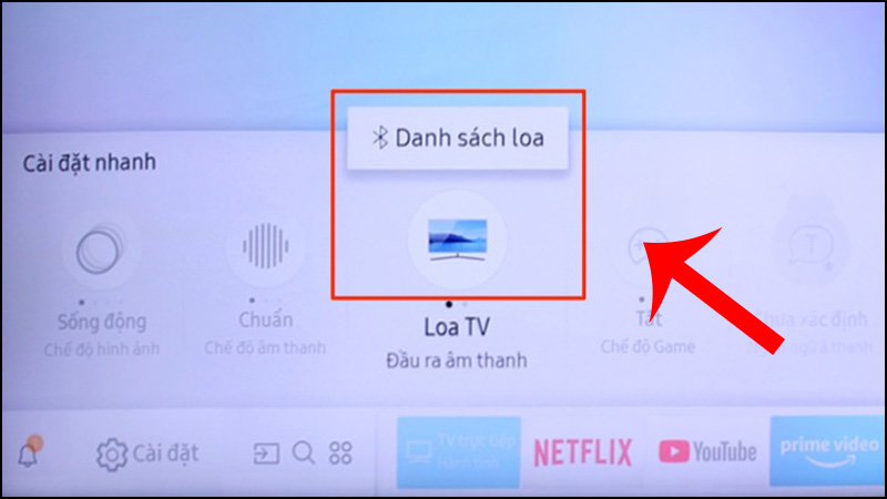 Cách để kết nối loa Bluetooth với tivi Samsung
