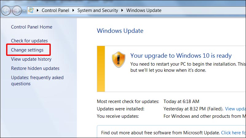 Hướng dẫn cách tắt update (cập nhật) Windows 7 đơn giản, dễ làm - Thegioididong.com