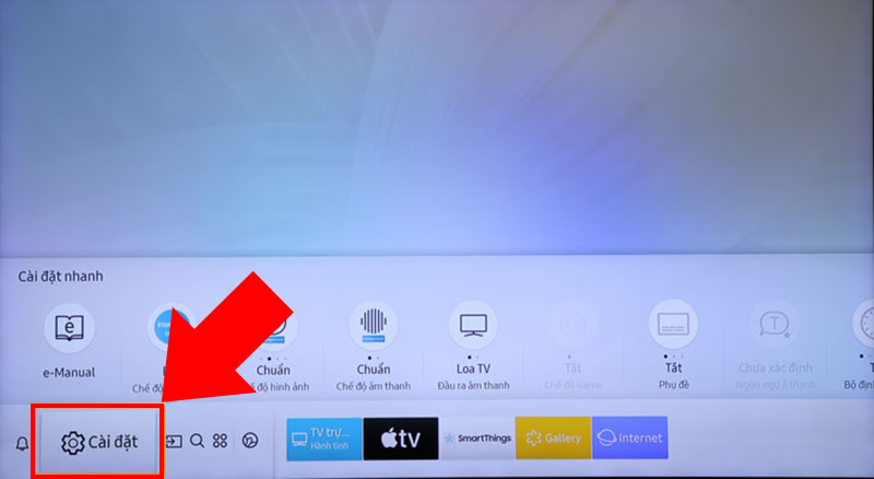 Chọn C&agrave;i đặt