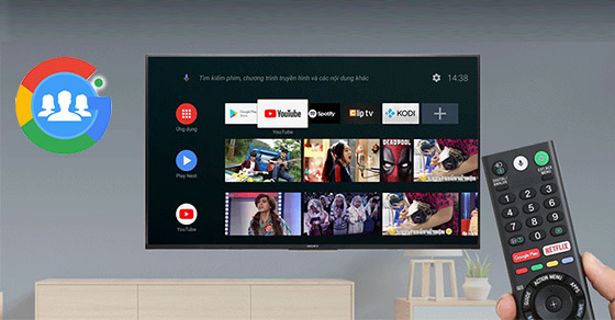 Cách đăng nhập tài khoản Google trên tivi Sony chạy Android 8.0 đầy đủ