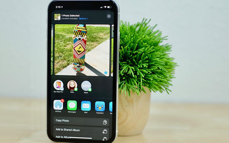 Share Sheet tr&ecirc;n iPhone