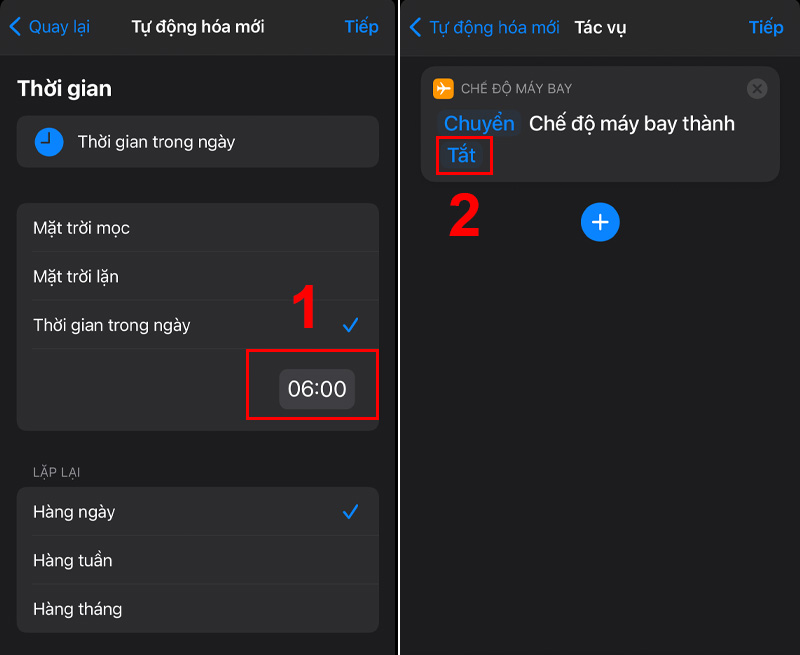 Nhấn v&agrave;o Bật để chuyển sang Tắt