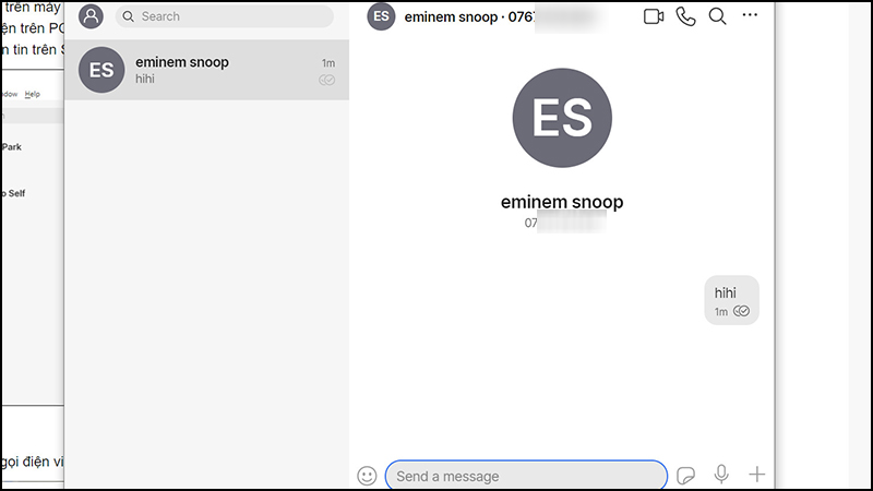 Sử dụng ứng dụng Signal tr&ecirc;n m&aacute;y t&iacute;nh