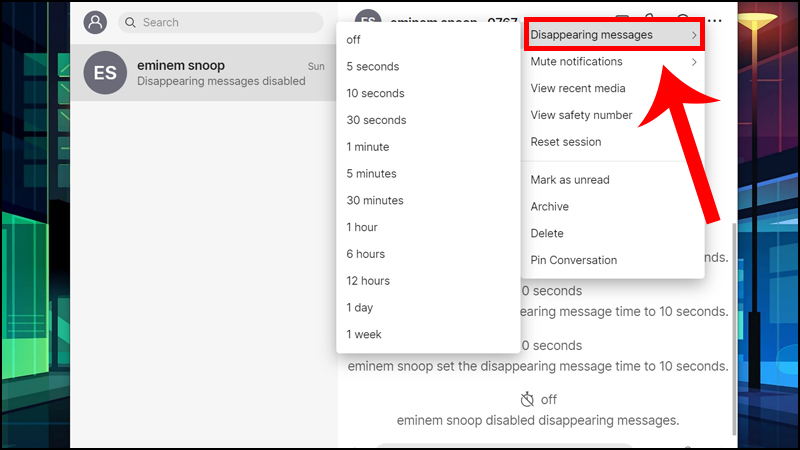 Sử dụng ứng dụng Signal tr&ecirc;n m&aacute;y t&iacute;nh