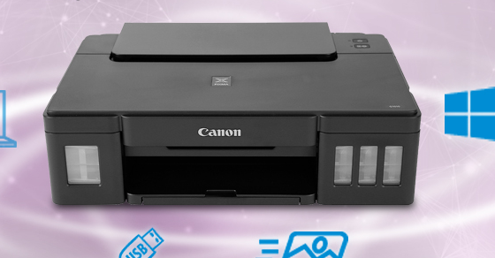 Làm thế nào để kết nối máy in Canon G1010 với máy tính?
