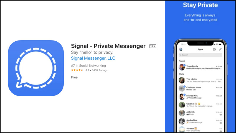 Ứng dụng Signal