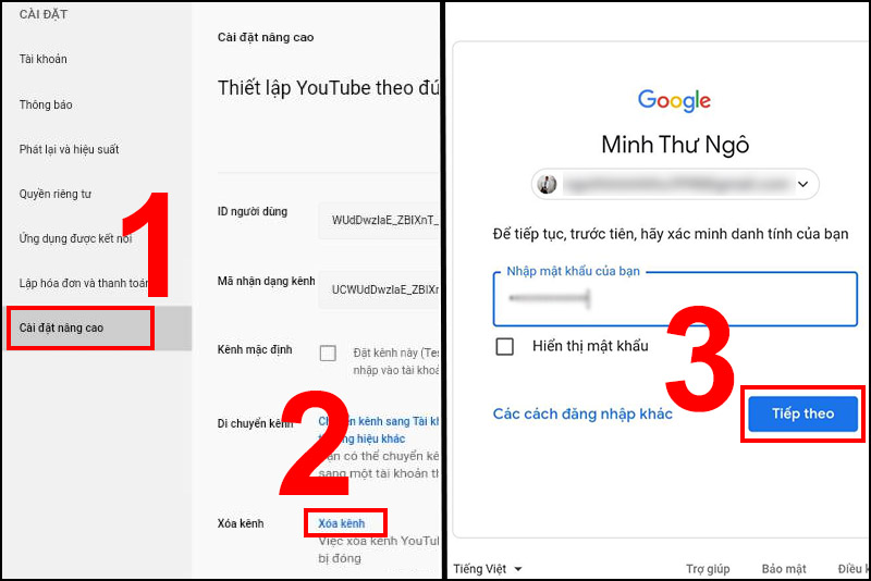 Cách xóa kênh YouTube trên điện thoại, máy tính mới cập nhật 2021 - Thegioididong.com