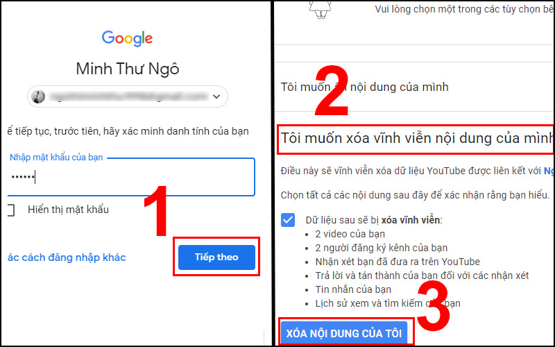 Cách xóa kênh YouTube trên điện thoại, máy tính mới cập nhật 2021 - Thegioididong.com