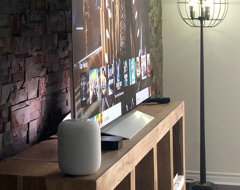 HomePod l&agrave; thiết bị loa th&ocirc;ng minh vượt trội với chất lượng cao