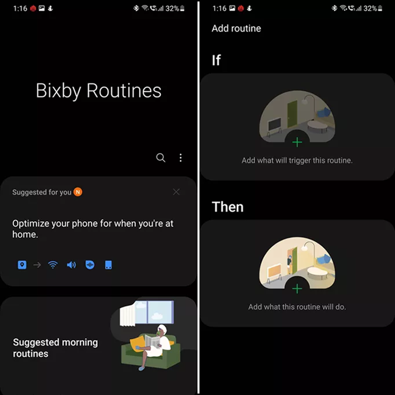 Xây dựng các thói quen tốt bằng ứng dụng Bixby