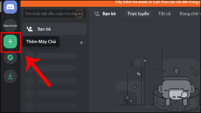 Cách sử dụng Discord cho máy tính