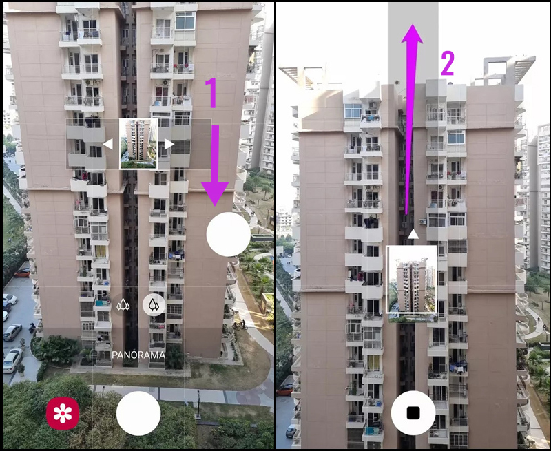 Panorama theo chiều dọc