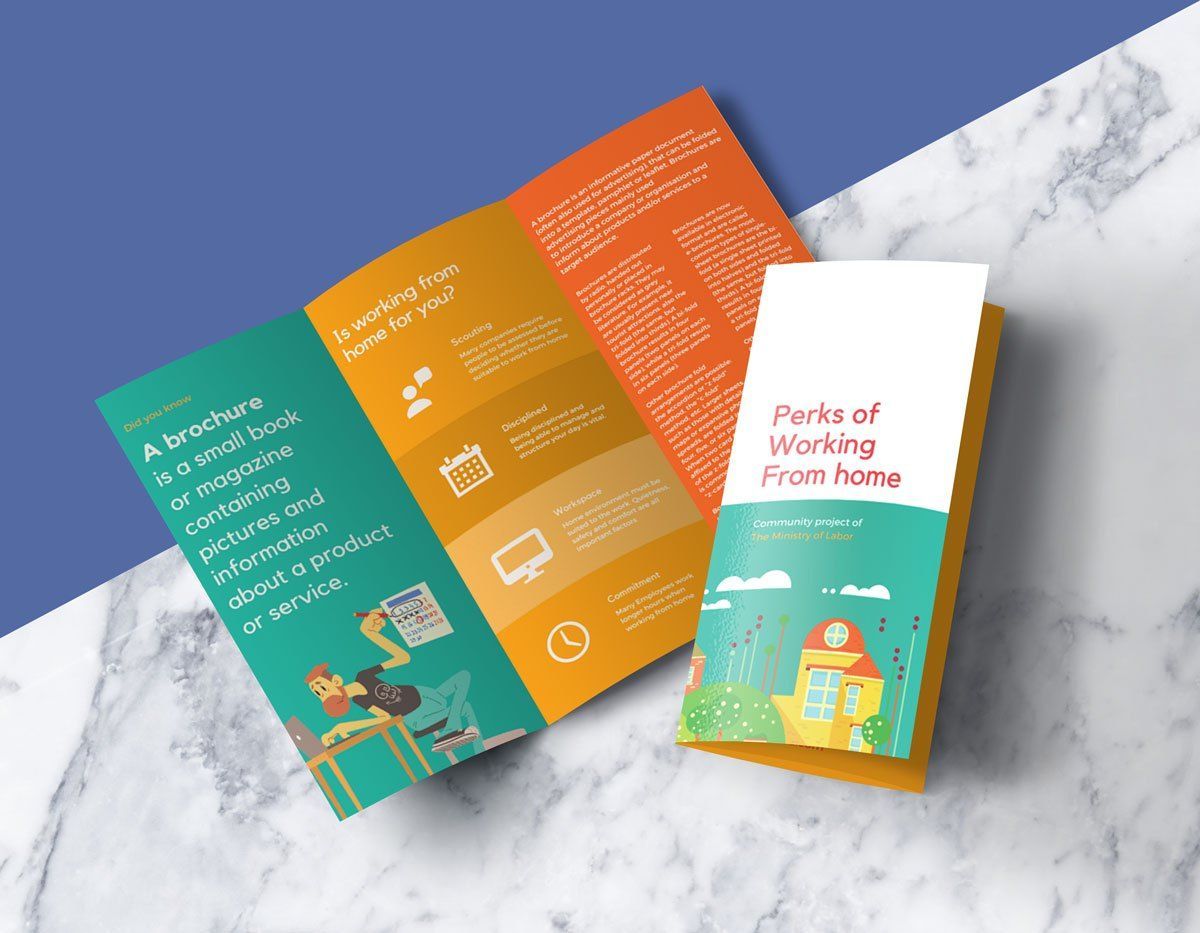 phong cách brochure