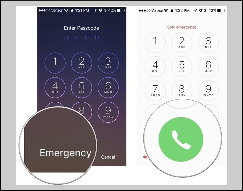 Kích hoạt iPhone bằng cuộc gọi khẩn cấp